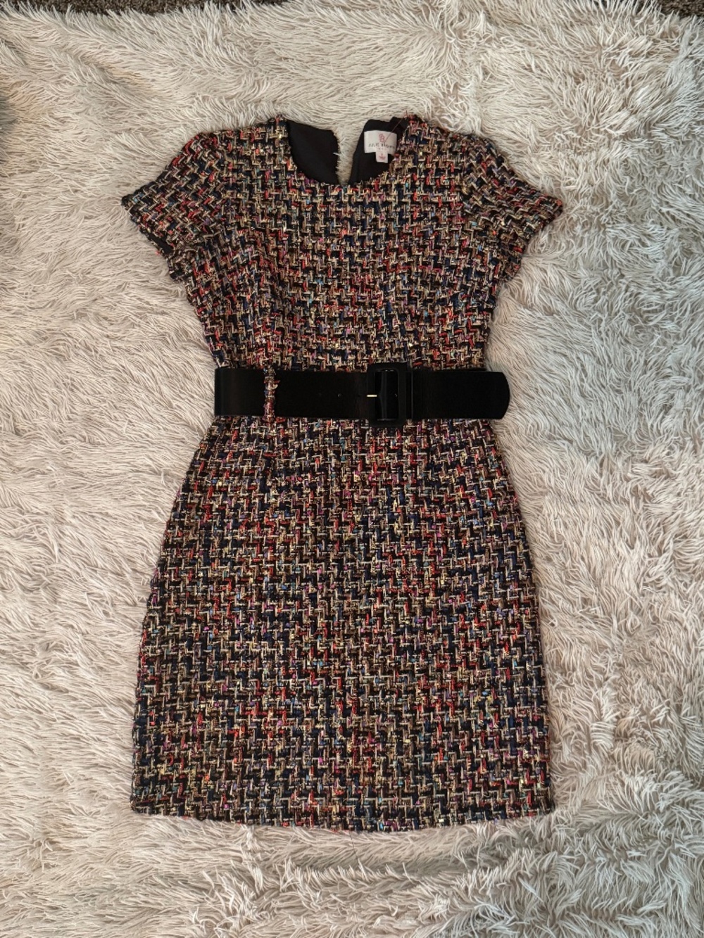 Julie brown colorful dress